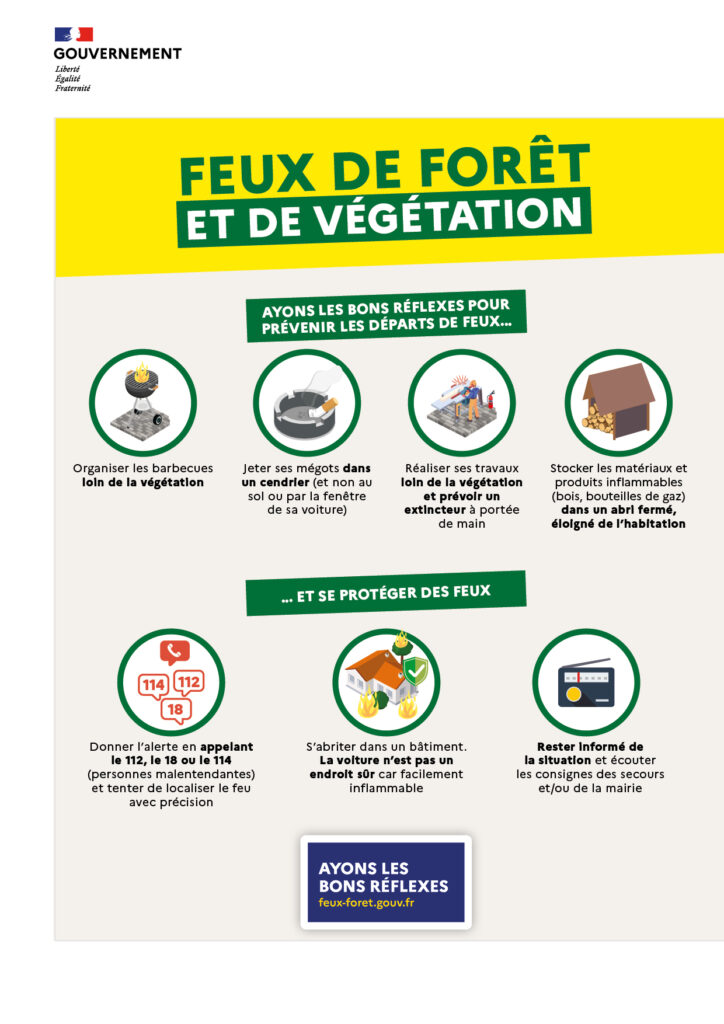 PREVENONS LES FEUX DE FORET !