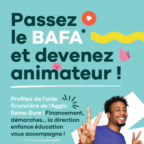 PASSEZ VOTRE BAFA AVEC L&rsquo;AIDE DE L&rsquo;AGGLO SEINE-EURE