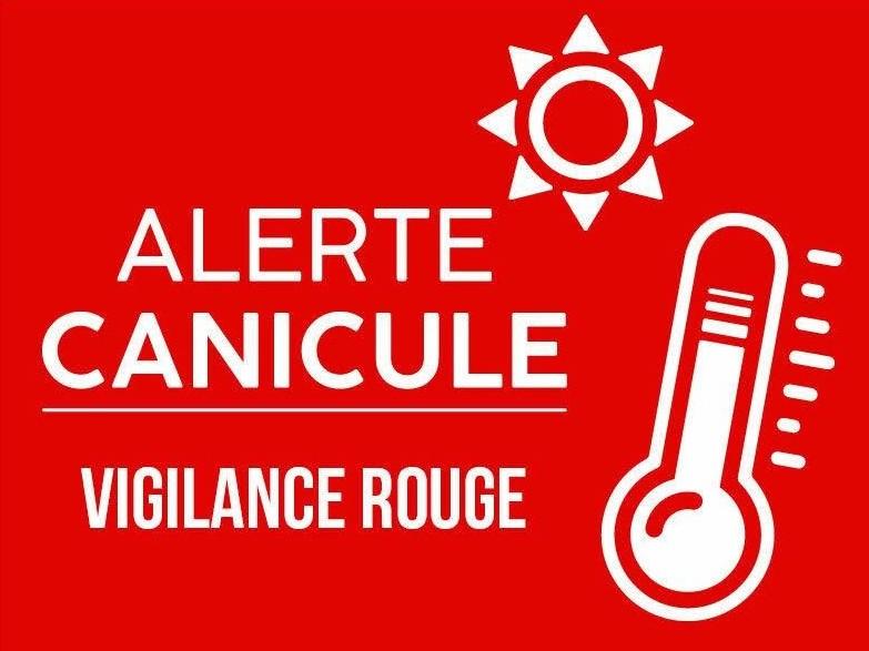 ALERTE CANICULE : VIGILANCE ROUGE